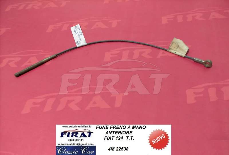 FUNE FRENO A MANO FIAT 124 ANT. (22538)